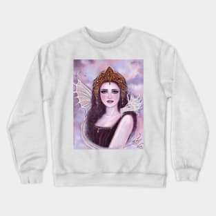 Demeter goddess art by Renee L. Lavoie Crewneck Sweatshirt